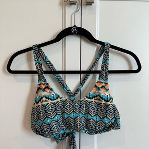 Sperry patterned bikini top, Size S, worn once